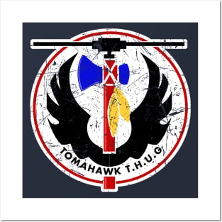 Tomahawk THUG Distressed Posters and Art